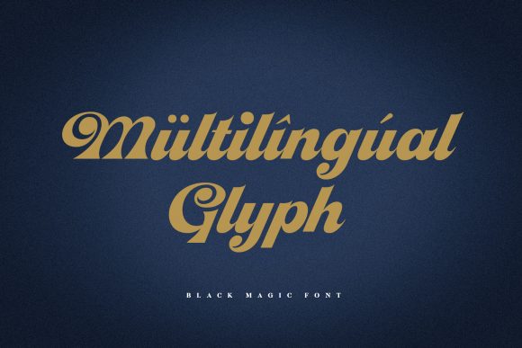 Black Magic Font Poster 3