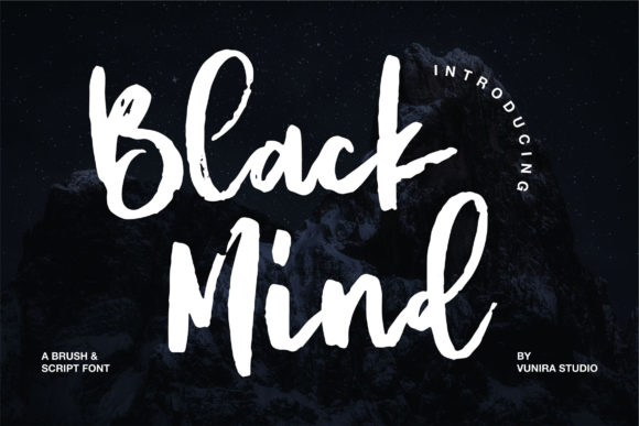 Black Mind Font