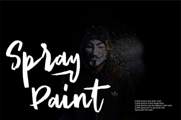 Black Mind Font Poster 2