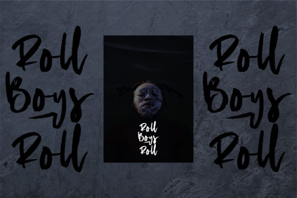Black Mind Font Poster 4
