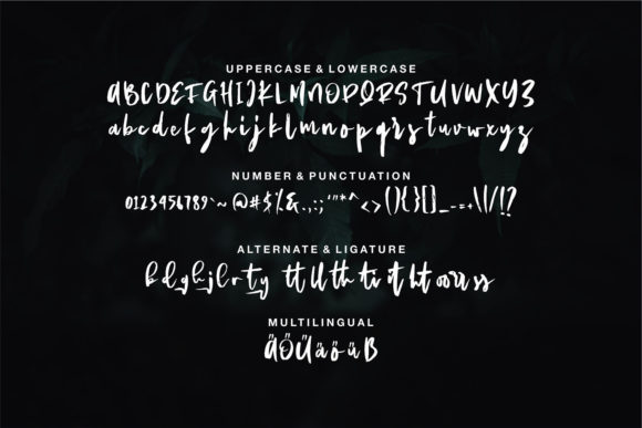 Black Mind Font Poster 6
