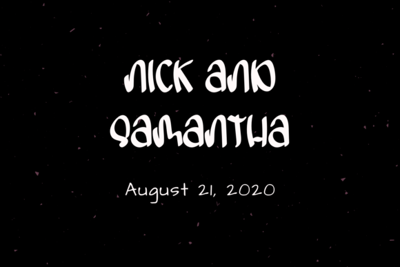 Black Red Font Poster 4