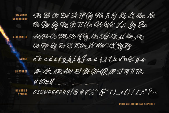 Black Rockets Font Poster 9