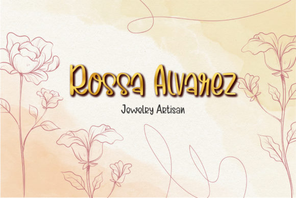 Black Romance Font Poster 3