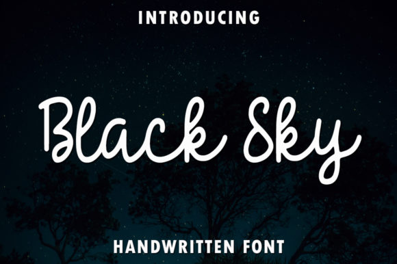 Black Sky Font