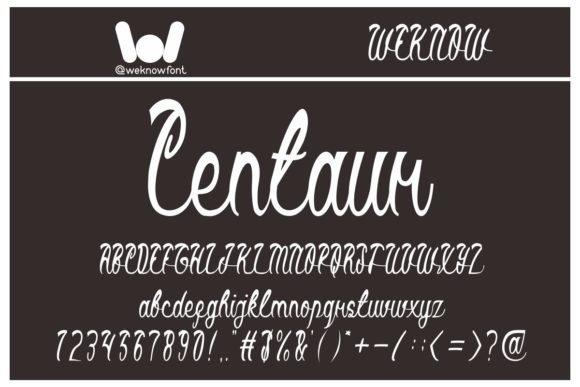 Black Stallion Font Poster 5
