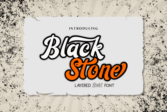 Black Stone Font