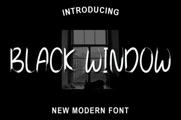 Black Window Font