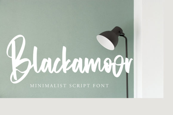 Blackamoor Font Poster 1