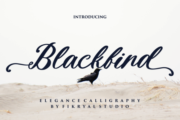 Blackbird Font Poster 1