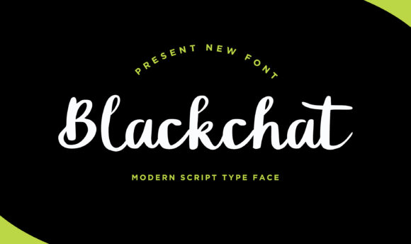 Blackchat Font Poster 1