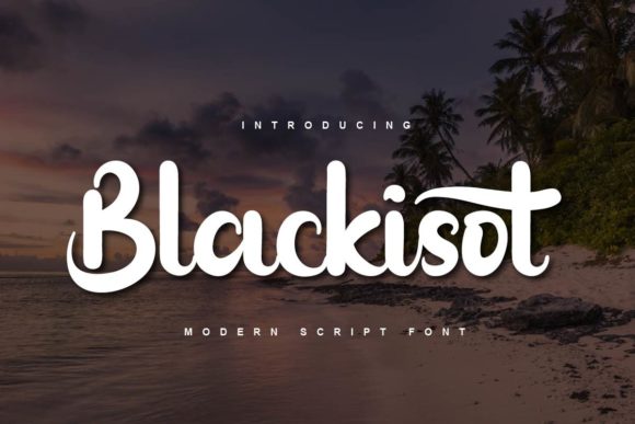 Blackisot Font Poster 1