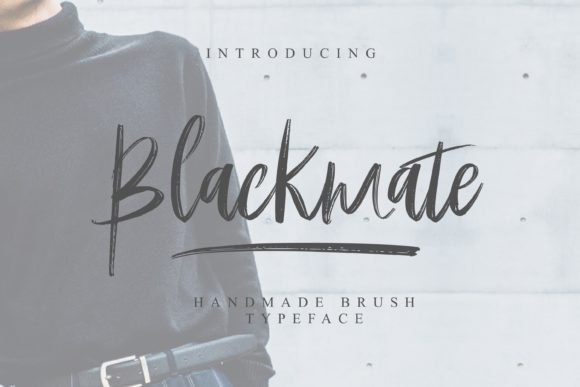 Blackmate Font Poster 1