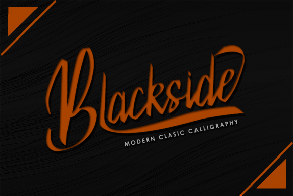 Blackside Font Poster 1