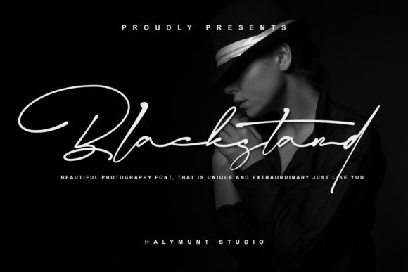 Blackstand Font Poster 1