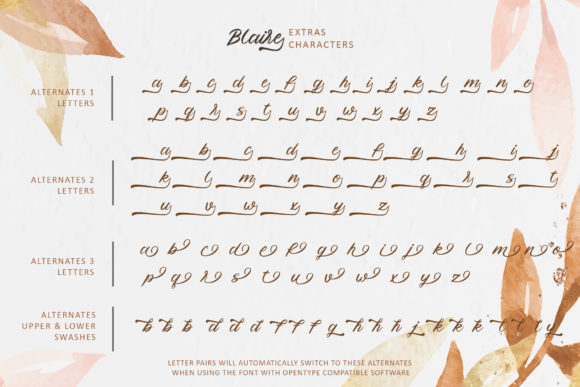 Blaire Font Poster 12