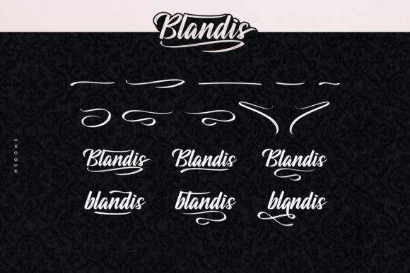 Blandis Font Poster 8