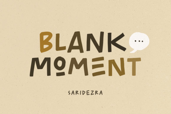 Blank Moment Font Poster 1