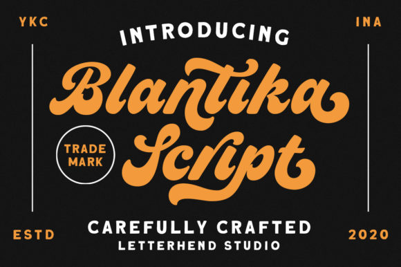 Blantika Font Poster 1