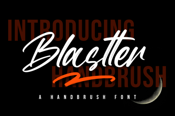 Blastter Font Poster 1