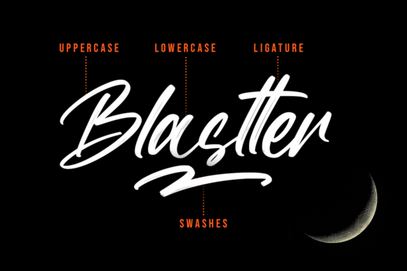 Blastter Font Poster 9