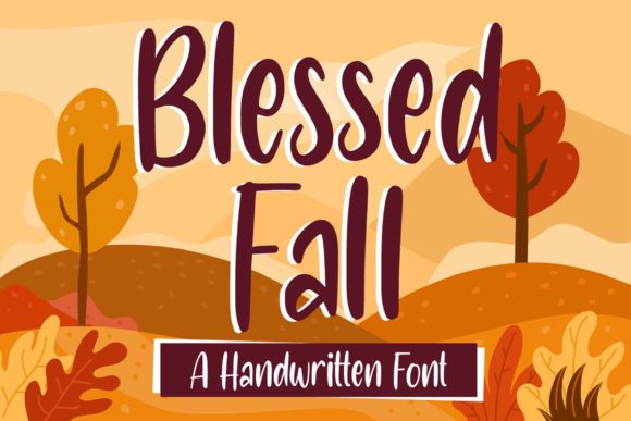Blessed Fall Font Poster 1