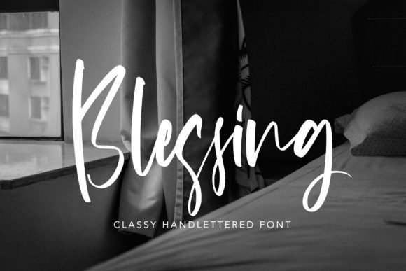 Blessing Font Poster 1