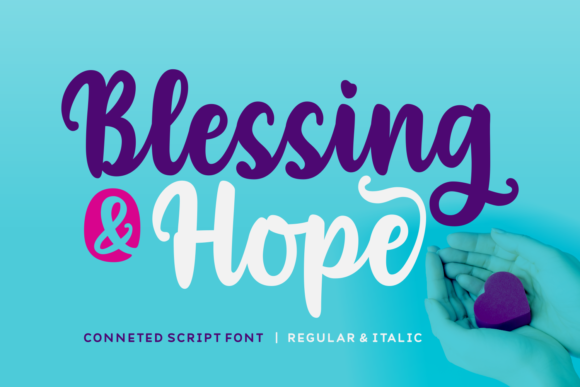 Blessing & Hope Font Poster 1