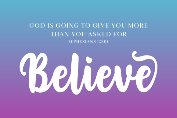 Blessing & Hope Font Poster 2