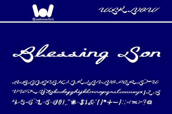 Blessing Son Font