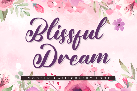 Blissful Dream Font Poster 1