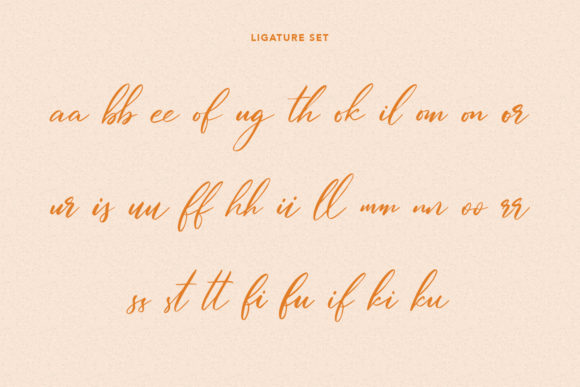 Blisslovys Font Poster 8