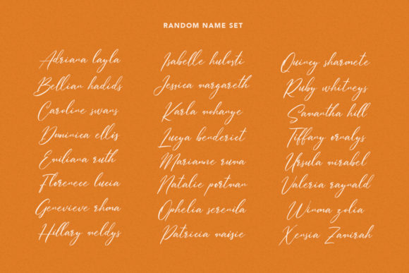 Blisslovys Font Poster 9