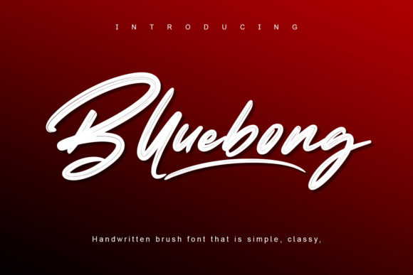 Blluebong Font Poster 1