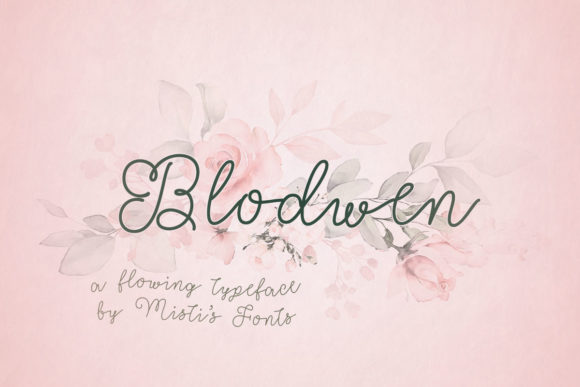 Blodwen Font Poster 1