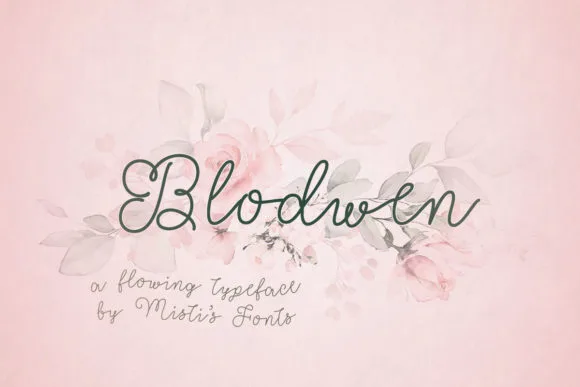 Blodwen Font Blodwen Font Poster 1