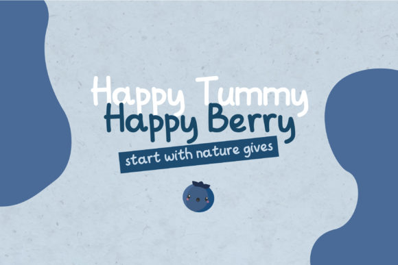 Blueberry Eyes Font Poster 2