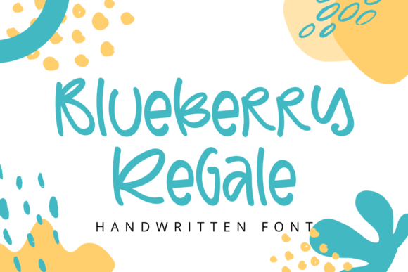 Blueberry Regale Font Poster 1