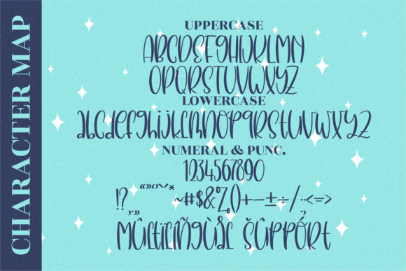 BlueBird Font Poster 9