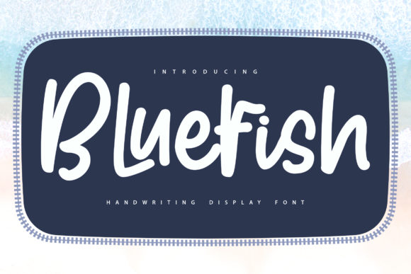 Bluefish Font Poster 1