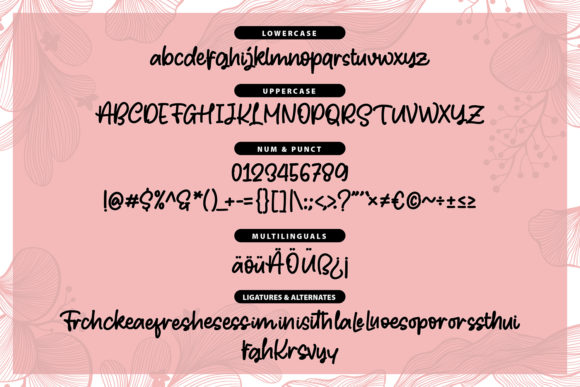 Bluefish Font Poster 6