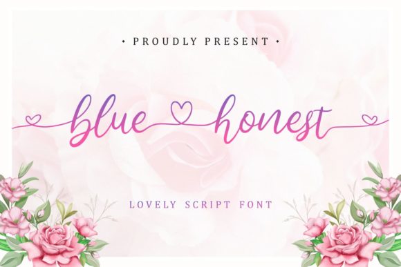 Bluehonest Font Poster 1