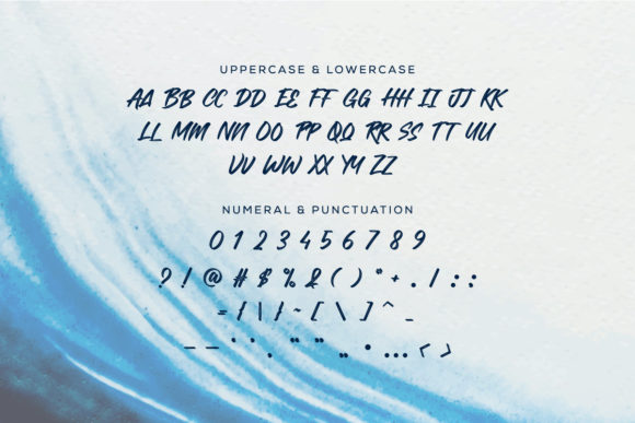 Bluesticks Font Poster 3