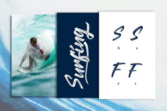 Bluesticks Font Poster 8