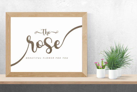 Blush Night Font Poster 5