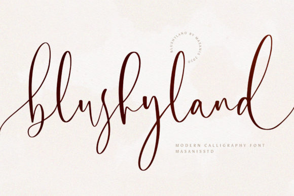 Blushyland Font Poster 1