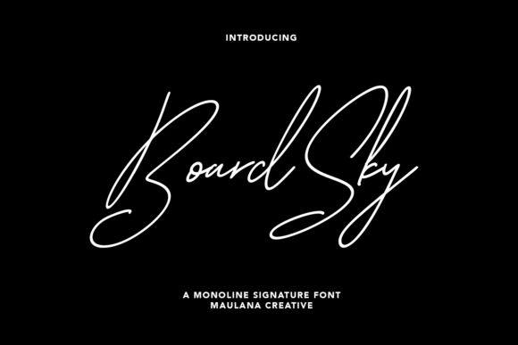 Boardsky Font