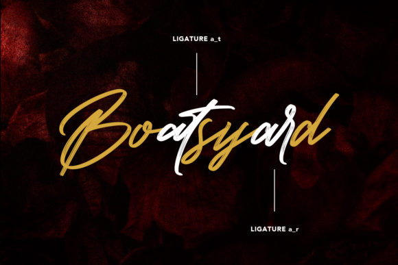 Boatsyard Font Poster 11