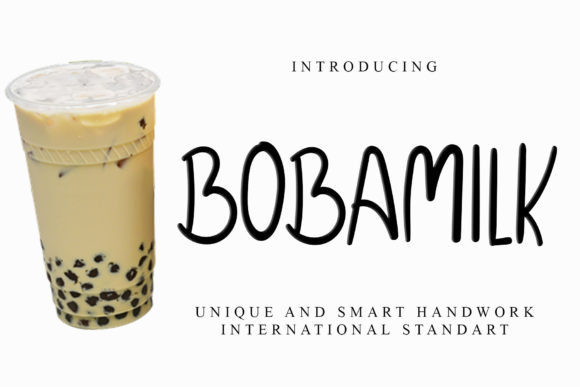 Bobamilk Font