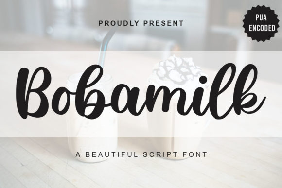 Bobamilk Font Poster 1